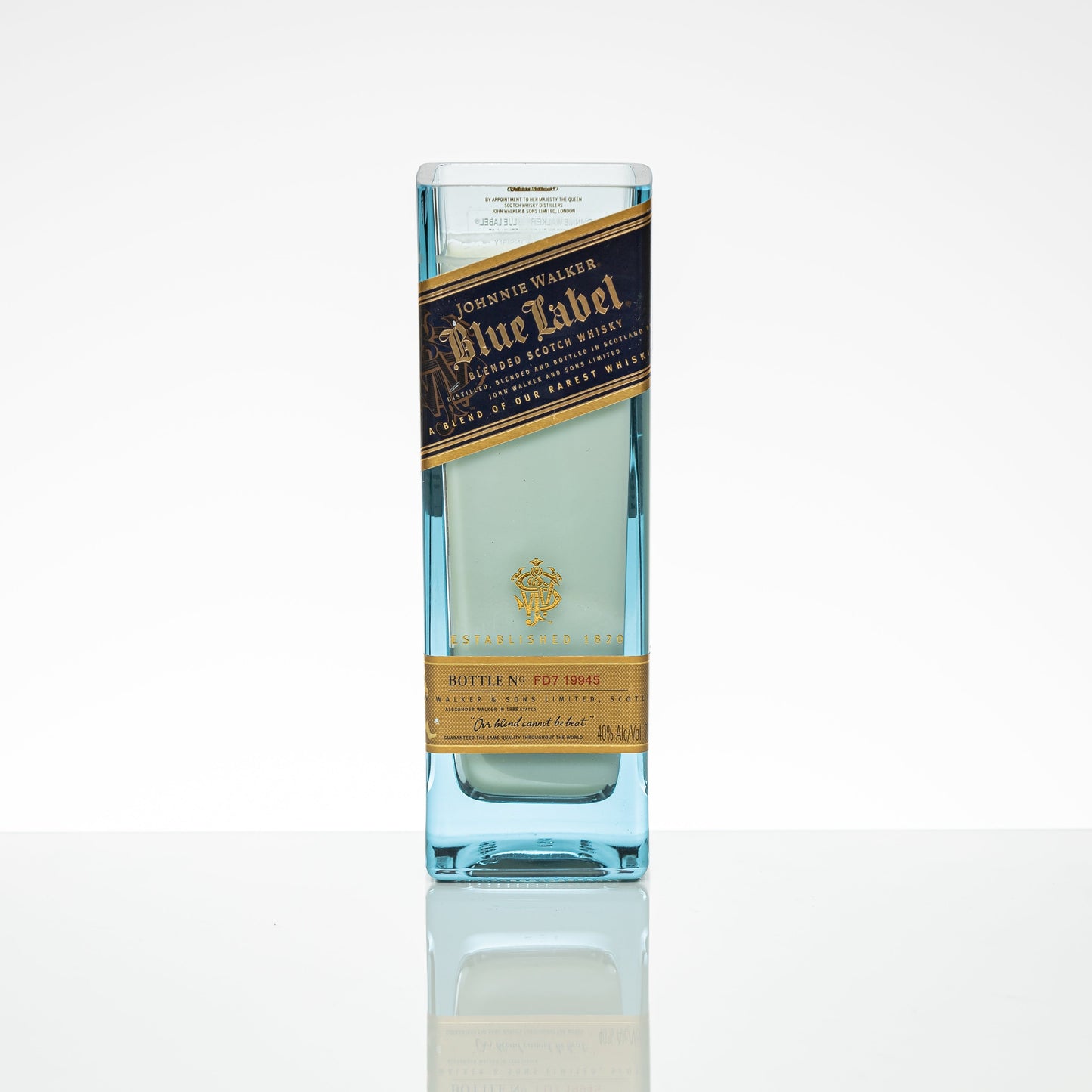 Johnny Walker Blue Candle (Repurposed)