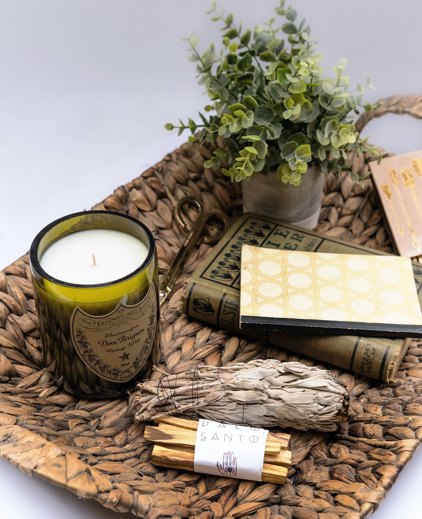 Dom P Vintage Candle (Repurposed)